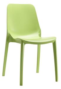 Scab design sedia ginevra da giardino realizzata in tecnopolimero, colore verde