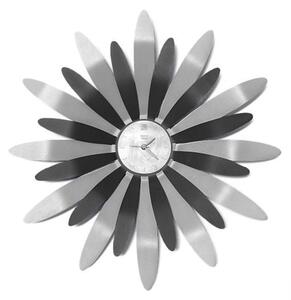 Orologio cassiopea di arti e mestieri verniciato a polvere made in italy, finiture ardesia-bianco