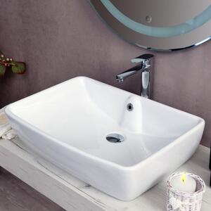 COUNTRY - Lavabo da appoggio in ceramica cm 59 x 42 x H 15,5