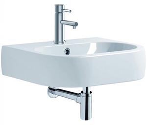 KORAL - Lavabo sospeso in ceramica cm 56 x 48 x H17