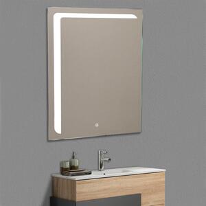 ELLE - Specchio bagno con luce LED cm 60x80 Touch Design