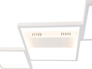 Lampada da soffitto bianca con LED 3 gradini dimmerabile 5 luci - Lejo