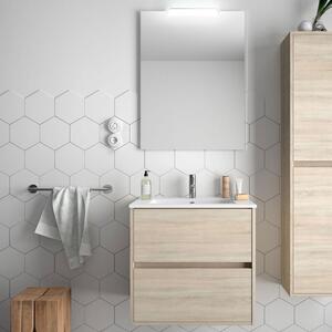 NOJA - Mobile bagno sospeso cm 70 design moderno Caledonia Completa