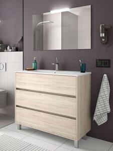 Mobile bagno moderno in legno cm 100 Arenys Caledonia Completa