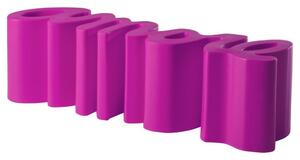 Slide panca amore realizzata in polietilene disponibile in molte finiture, colore sweet fuchsia