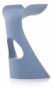 Slide koncord sgabello per interno ed esterno in polietilene realizzato in italia, colore powder blue