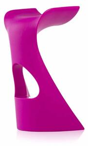 Slide koncord sgabello per interno ed esterno in polietilene realizzato in italia, colore sweet fuchsia