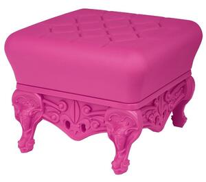 Slide little prince of love pouf abbinabile alla poltrona queen of love, colore sweet fuchsia