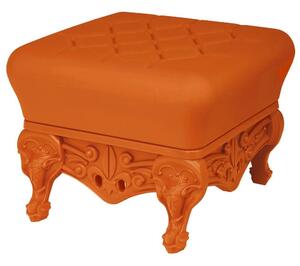 Slide little prince of love pouf abbinabile alla poltrona queen of love, colore pumpkin orange