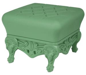 Slide little prince of love pouf abbinabile alla poltrona queen of love, colore malva green