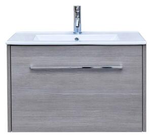 HAWAII - Mobile bagno sospeso a un cestone cm 70 Stone Mobile con Lavabo