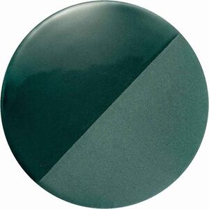 Lampada da soffitto pi di ferroluce in ceramica disponibile in varie finiture, finiture verde bottiglia