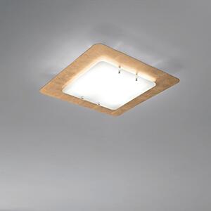 Lampada da soffitto pop-up di selene illuminazione in tre diverse dimensioni e finiture, colore oro, dimensione l 32 cm - h 32 cm - sp 8 cm