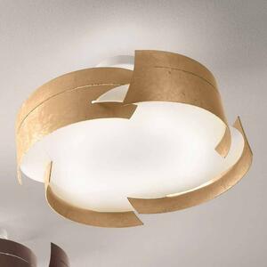 Lampada da soffitto vultur di selene illuminazione in più finiture, dimensione bronzo ø 47 cm - h 25 cm