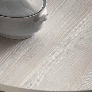 Tavolo tao di callesella realizzato in legno massello disponibile in due misure, misure piano diametro 110 cm