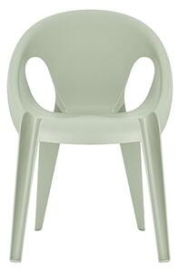 Magis bell chair sedia da giardino realizzata con rifiuti industriali 100% riciclabili, colore verde