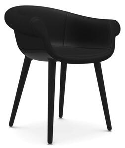 Magis cyborg lord poltrona di design disegnata da marcel wanders in diverse finiture, colore nero, struttura nero lucido