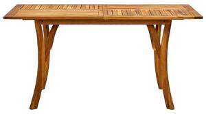 Tavolo da Giardino 150x90x75 cm in Massello di Acacia