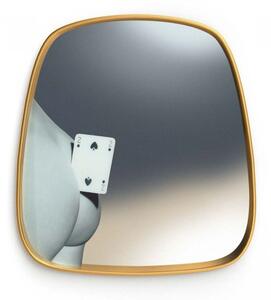 Seletti mirror gold frames specchio con cornice dorata disponibile in varie decorazioni, disegno due di picche