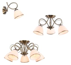 Brilagi - Lampada da parete FRED 1xE27/60W/230V, finitura bronzo
