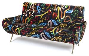 Divano a tre posti three seater sofa snakes di seletti disegnato da toiletpaper