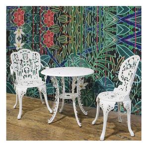 Seletti industry armchair sedia da giardino disegnata da studio job, colore bianco