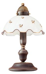 Kolarz 731.73.160 - Lampada da tavolo NONNA 1xE27/75W/230V, decorazione floreale, finitura oro rosa