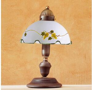 Kolarz 731.73.110 - Lampada da tavolo NONNA 1xE27/75W/230V vino