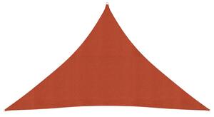 Vela Parasole 160 g/m² Terracotta 3,5x3,5x4,9 m in HDPE