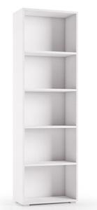 Libreria 5 vani texture 3d L60xP30xH195 cm CONTEMPORARY Bianco