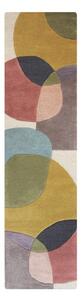 Passatoia in lana tessuta a mano 60x230 cm Glow Multi – Flair Rugs
