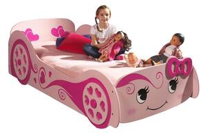 Auto letto love per bambine romantiche