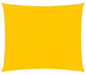 Vela Parasole 160 g/m² Gialla 3,6x3,6 m in HDPE