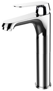 SKY - Miscelatore lavabo alto con scarico click-clack cromo