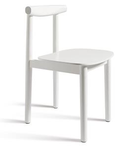 Atipico lola sedia struttura in legno disponibile in varie finiture, colore bianco