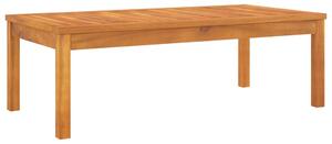 Tavolino da Caffè 100x50x33 cm in Legno Massello di Acacia