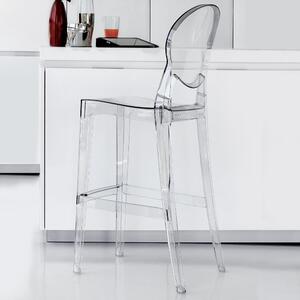 La seggiola ink stool 65-74 sgabelli in policarbonato disponibile in due dimensioni, dimensione ink stool 65