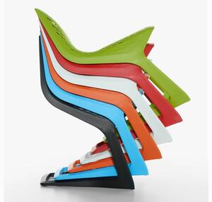 Plank myto chair sedia da esterno disegnata da konstantin grcic, colore giallo verde