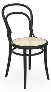 Ton 14 sedia rivestite in paglia di vienna sedia iconica firmata michael thonet