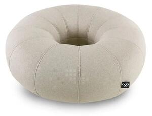 Ogo don out pouf galleggiante a forma di ciambella disponibile in varie finiture, colore sabbia, dimensione misura l