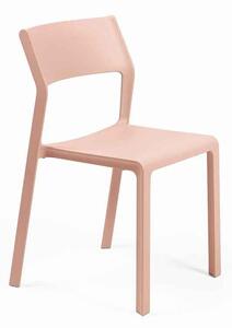 Nardi trill bistrot sedia da esterno per bar e ristorante in polipropilene made in italy, colore rosa