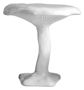 Seletti amanita tavolo rotondo a forma di fungo in fiberglass designer marcantonio, colore bianco