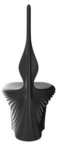 Vondom biophilia sedia per interno ed esterno disegnata da ross lovegrove, colore nero