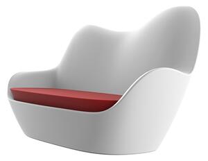 Vondom sabinas sofa divanetto per esterno disegnato da javier mariscal, colore bianco