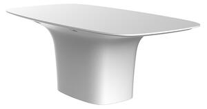 Vondom ufo tavolo adatto per interno ed esterno, colore bianco con top bianco