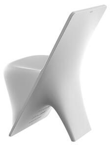 Vondom pal sedia per esterno o interno disegnata da karim rashid, colore bianco