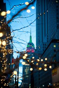 Fotografia Christmas in the city Empire State Building, Stephen Simpson