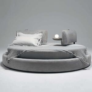 Myhome collection bordone bed letto circolare con tavolino integrato