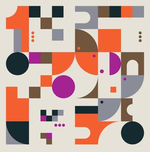 Illustrazione Bauhaus Aesthetics Graphics Art Made Vector, pressureUA