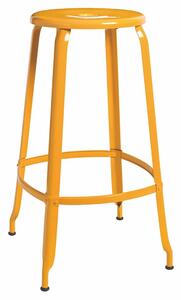 Chaises nicolle nicolle metal sgabello struttura in metallo in varie finiture, struttura metallo, colore giallo narciso, dimensione sgabello altezza 75